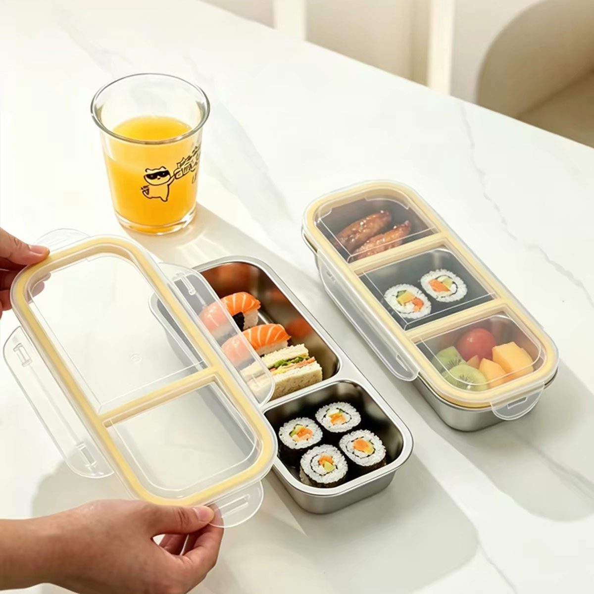 Stainless Steel Food Storage B - Food Storage Meals ulasan dan harga