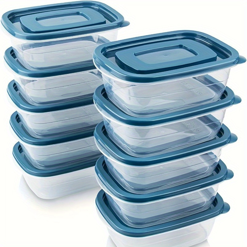 A Set of 6 Transparent Stackab - Food Storage Meals ulasan dan harga