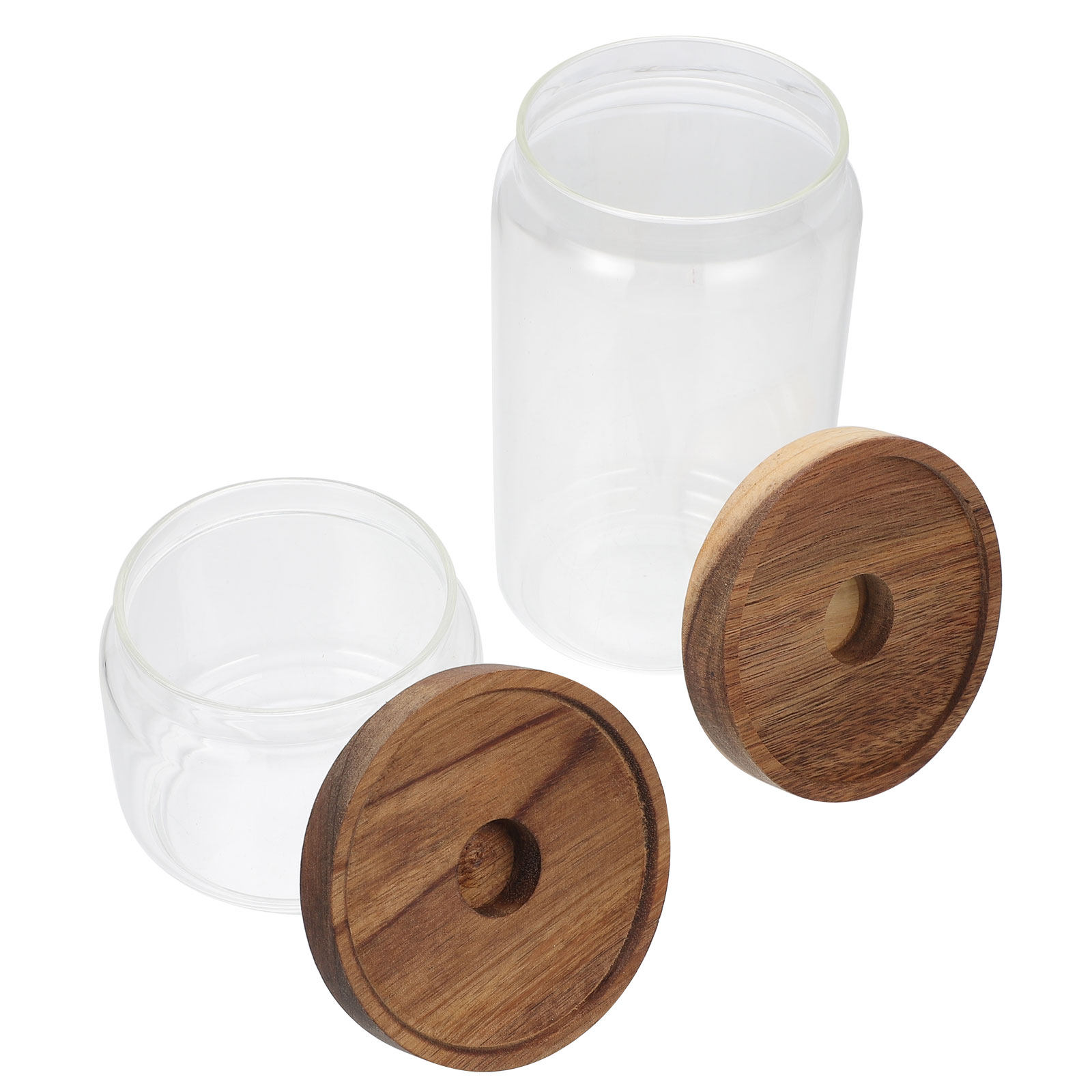 2Pcs Glass Storage Jar Sealed  - Food Storage Containers ulasan dan harga