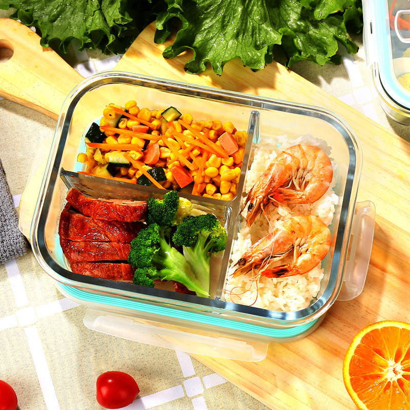 Glass Fresh-Keeping Box high B - Food Storage Oven Safe ulasan dan harga