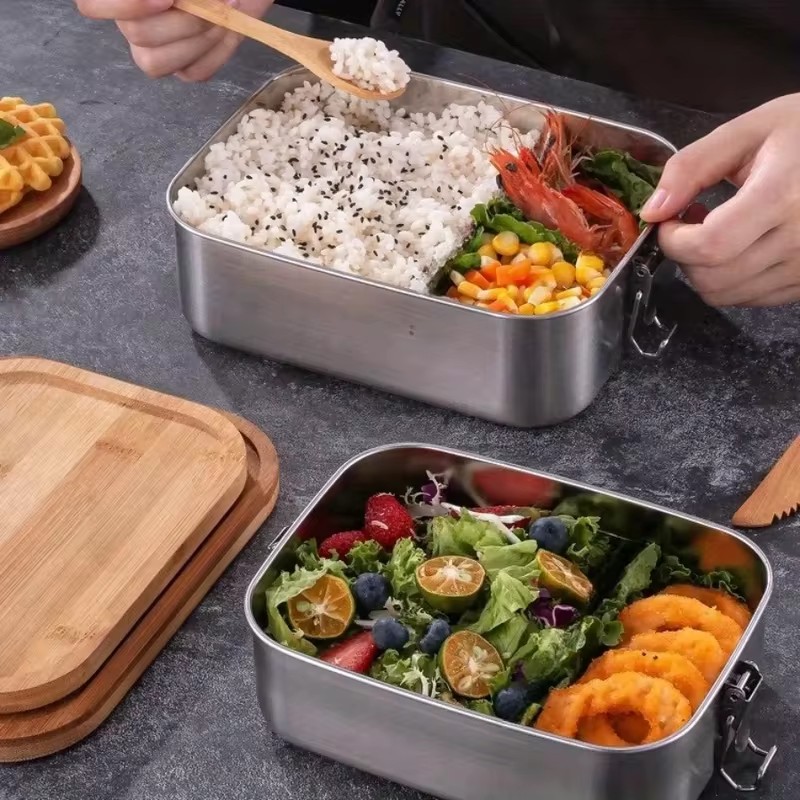 Durable 304 Stainless Steel Lu - Food Storage Meals ulasan dan harga