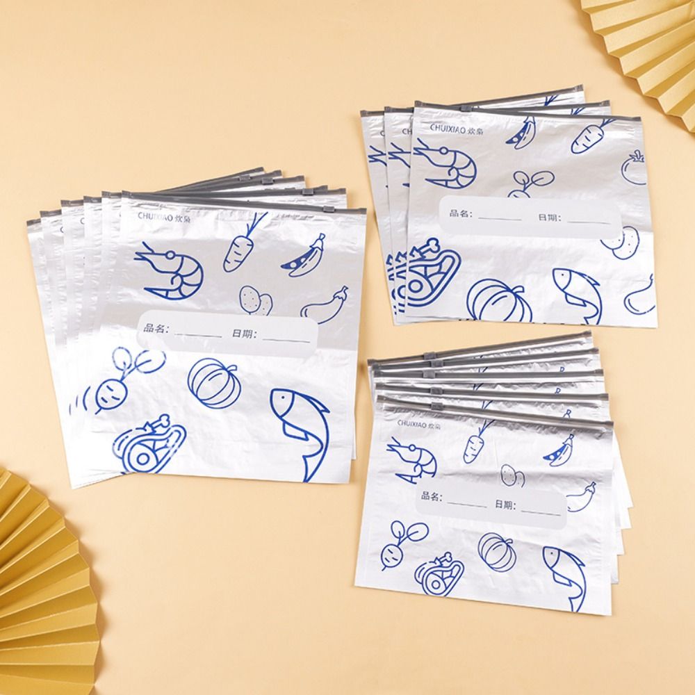 10Pcs/Bag Large Capacity Alumi - Food Storage Bag ulasan dan harga