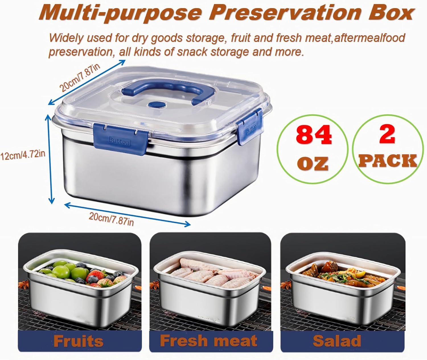 Leakproof Stainless Steel Food - Food Storage Oven Safe ulasan dan harga