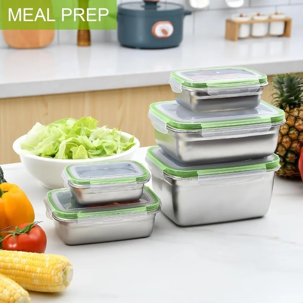 1/3 Piece Food Storage Contain - Food Storage Oven Safe ulasan dan harga